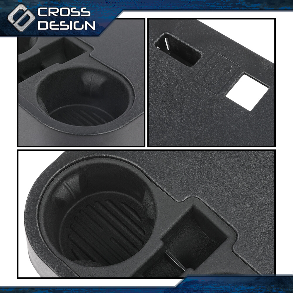 Center Cup Holder Fit For 2015-2020 Ford F150 Super Duty Under Front Bench Seat