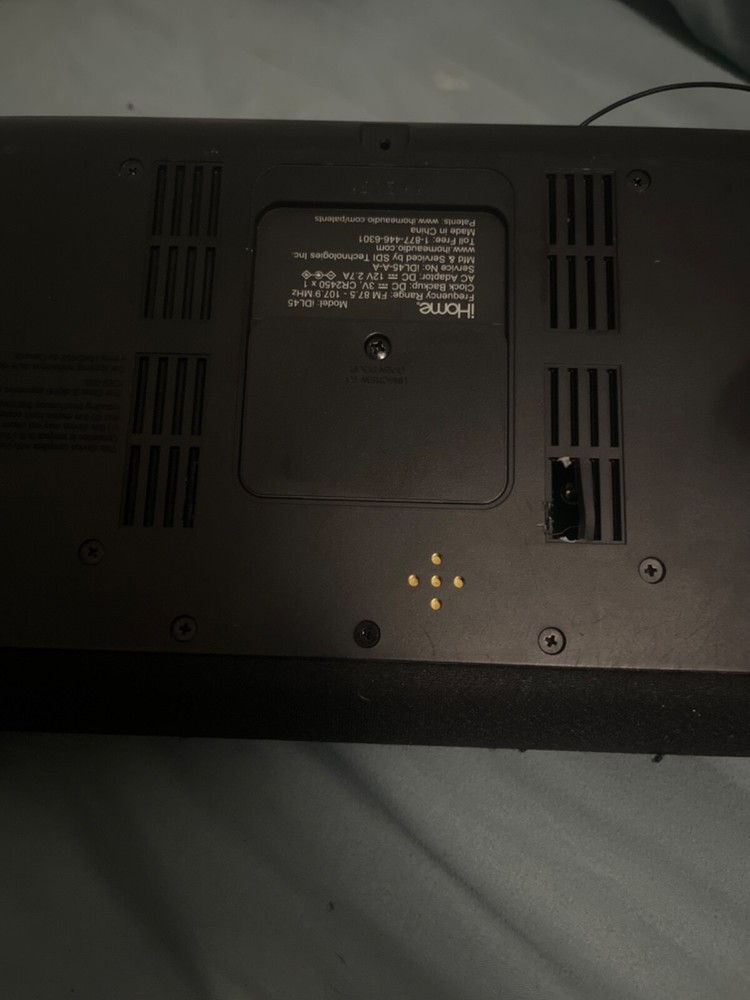 ihome docking station alarm clock