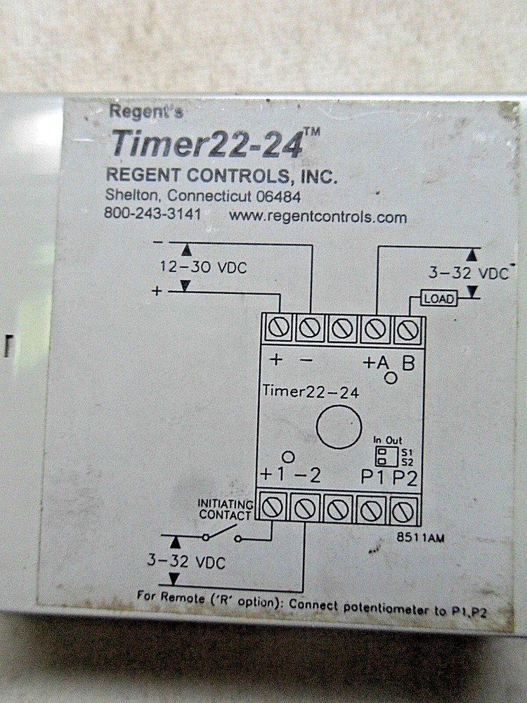 Regent Controls Regents Timer 22-24