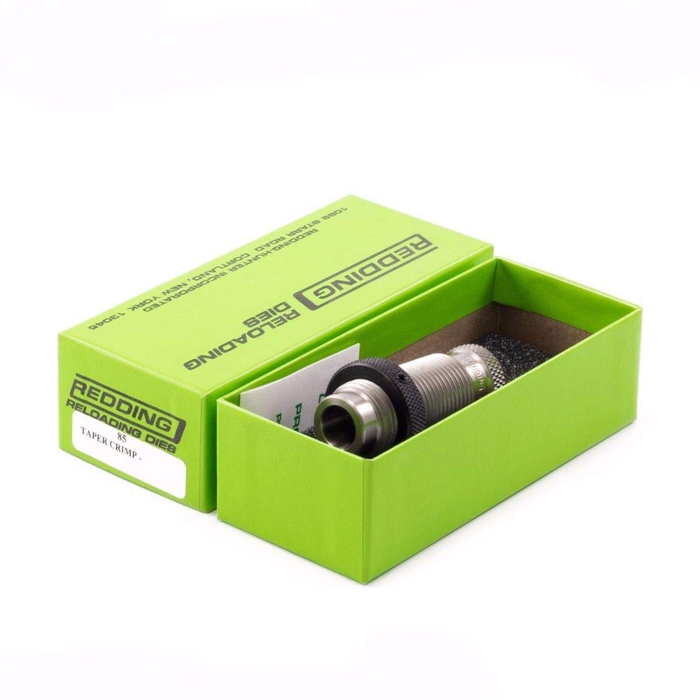 Redding Reloading Taper Crimp Die - Durable Gunsmithing Handloading 9mm Luger
