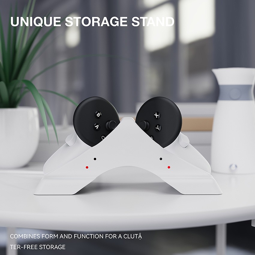 Charging Stand for Meta Quest 3/Quest 3S VR Controller Charging Dock Accessories