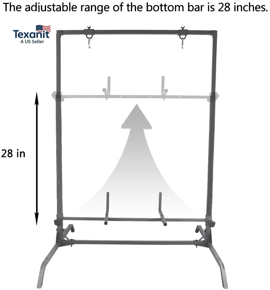 Archery Target Stand for Bag Targets Block Cube Foam - Larger Range - Multi-Func