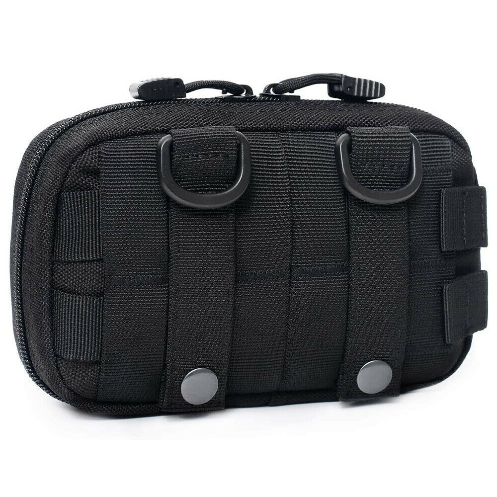 Tactical Molle Horizontal Admin Pouch Compact Utility EDC Organizer Tool Bag US