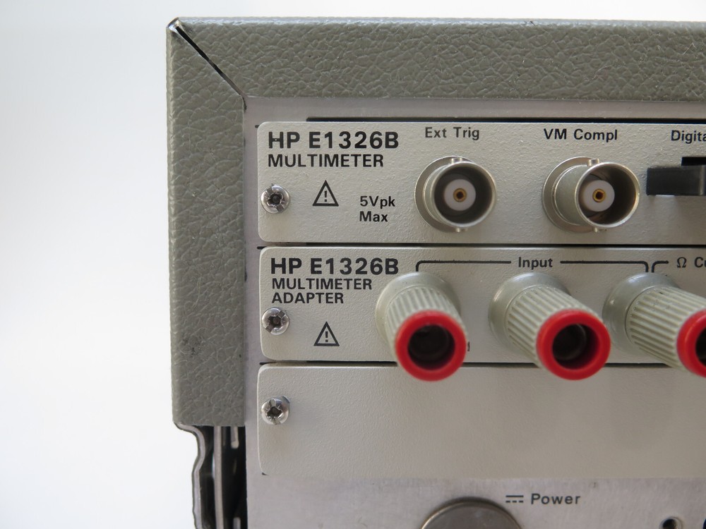 Agilent E1301B Series C VXI Mainframe 75000 with 10833A, E1326B, E1345A, E1382A