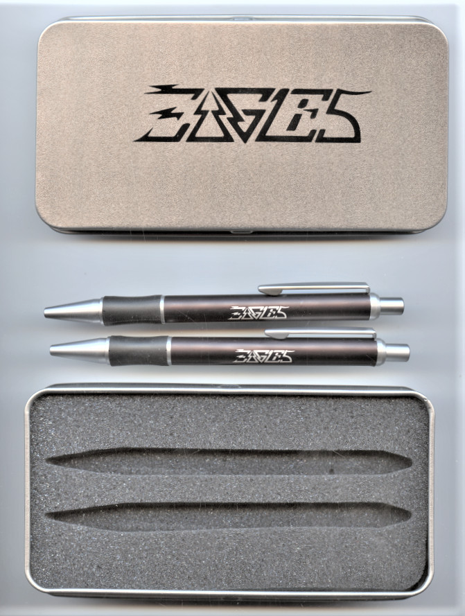 EAGLES Pen Set. 2015 History Tour, Glenn Frey's last . *** TINY DING on side ***
