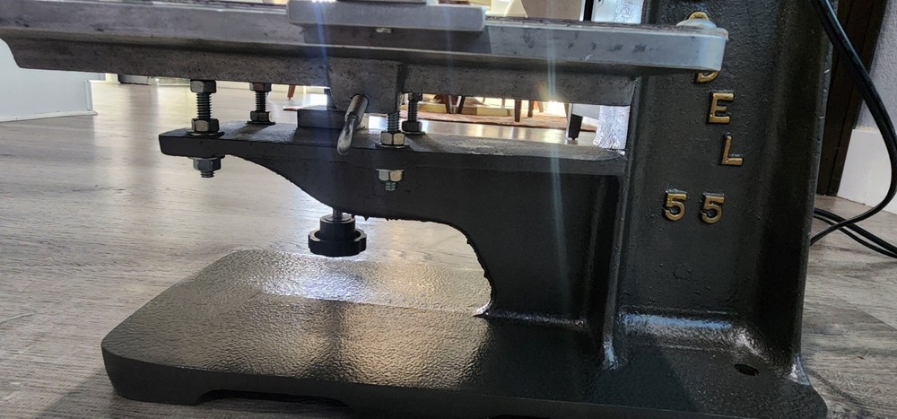 Kwikprint Model 55 - Hot Foil Stamping Machine Fully Functional Book Bindery Use