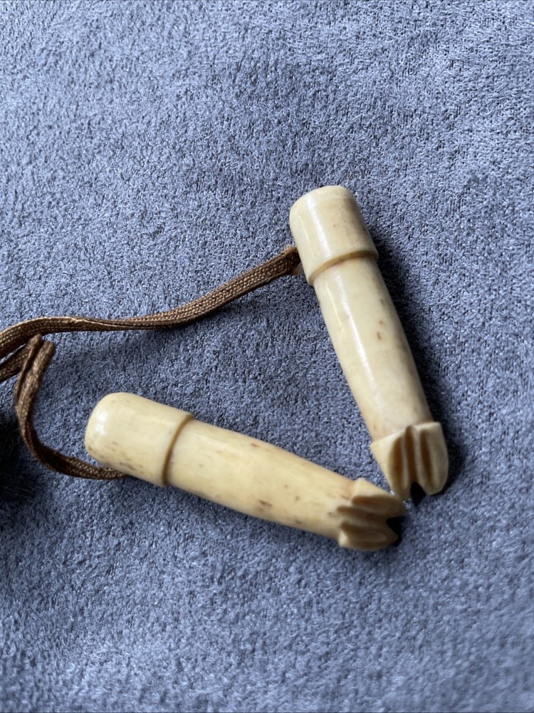 REDUCED! Antique Victorian Knitting Needle Guards
