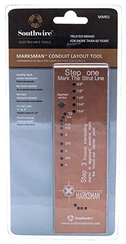 Marksman Conduit Spacer - No-Math Layout Tool for Accurate Spacing - 0.1 m