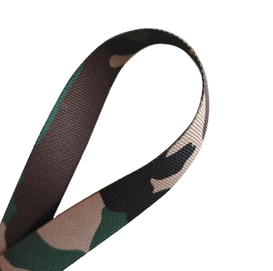 2.5cm Width Jungle Camouflage Webbing Non-elastic Edging Strips 1m Length