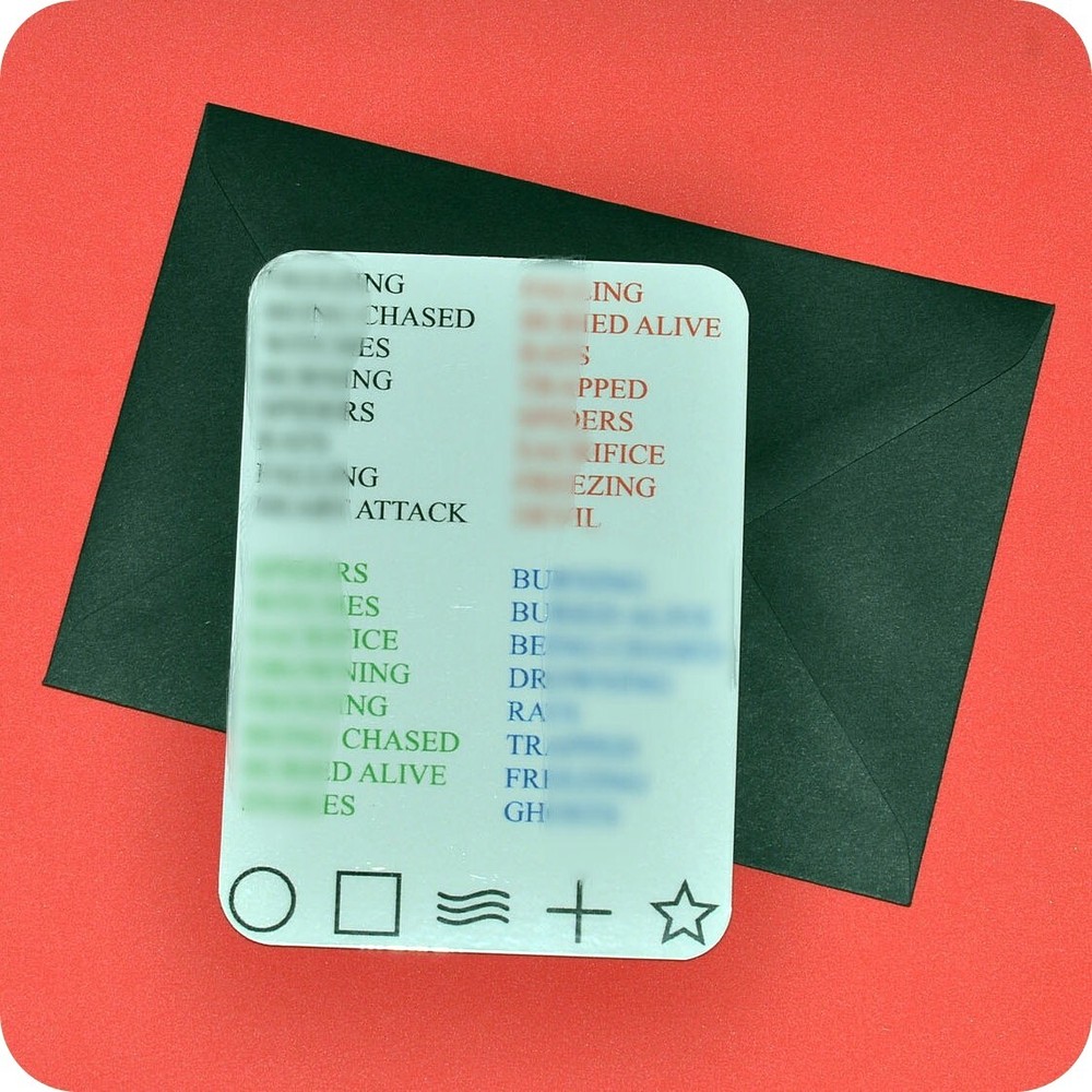 Nightmares Magic Mentalism Mind Reading Prediction Trick Easy Close Up Bizarre