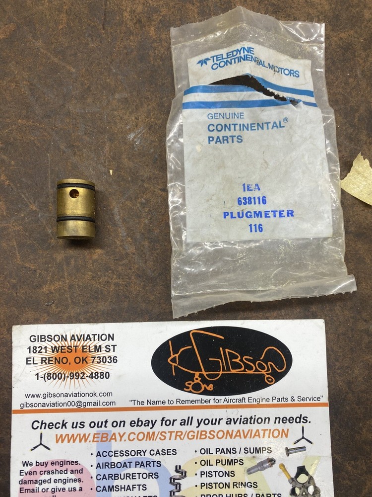 CONTINENTAL 638116, 633574 PLUG PLUGMETER