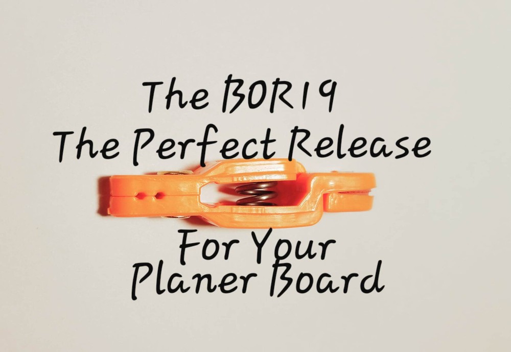 BOR19 Planer Board Release  NO PIN Adjustable Tension