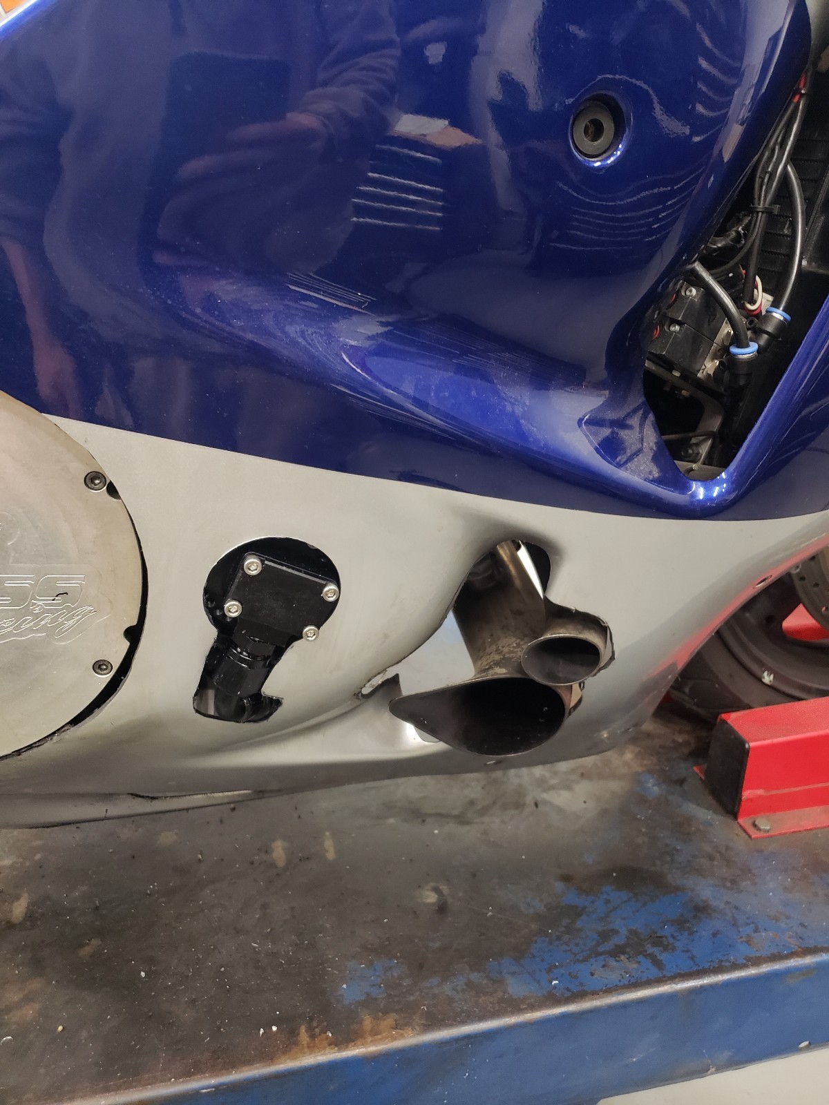 Hayabusa, GSXR scavenge pump