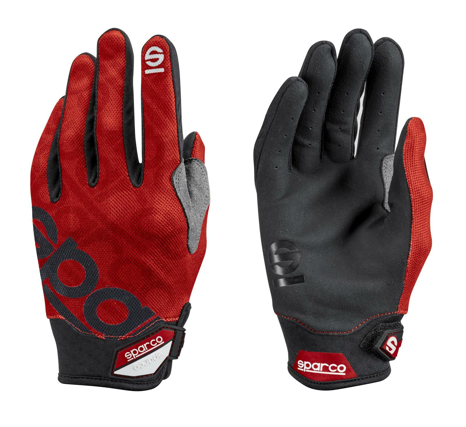 Sparco MECA 3 Mechanics Gloves Red Medium 002093RS2M