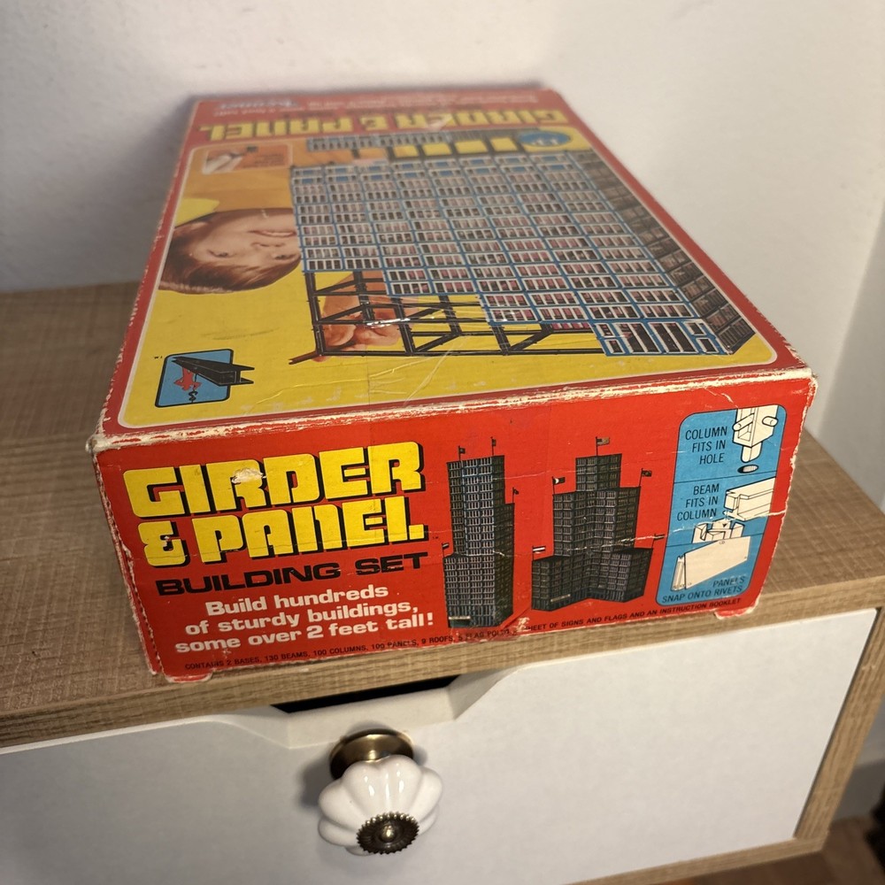 Vintage 1970s Kenner beam and panel construction set