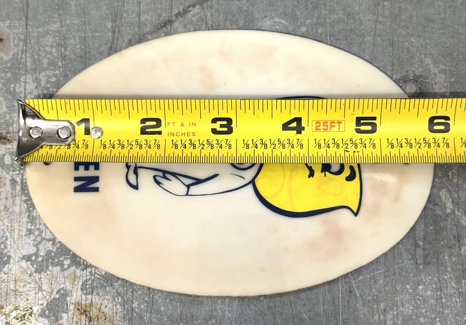 HTF Vintage Plastic Esso Ladies & Men Restroom Key Tags Happy & Mrs. Drop