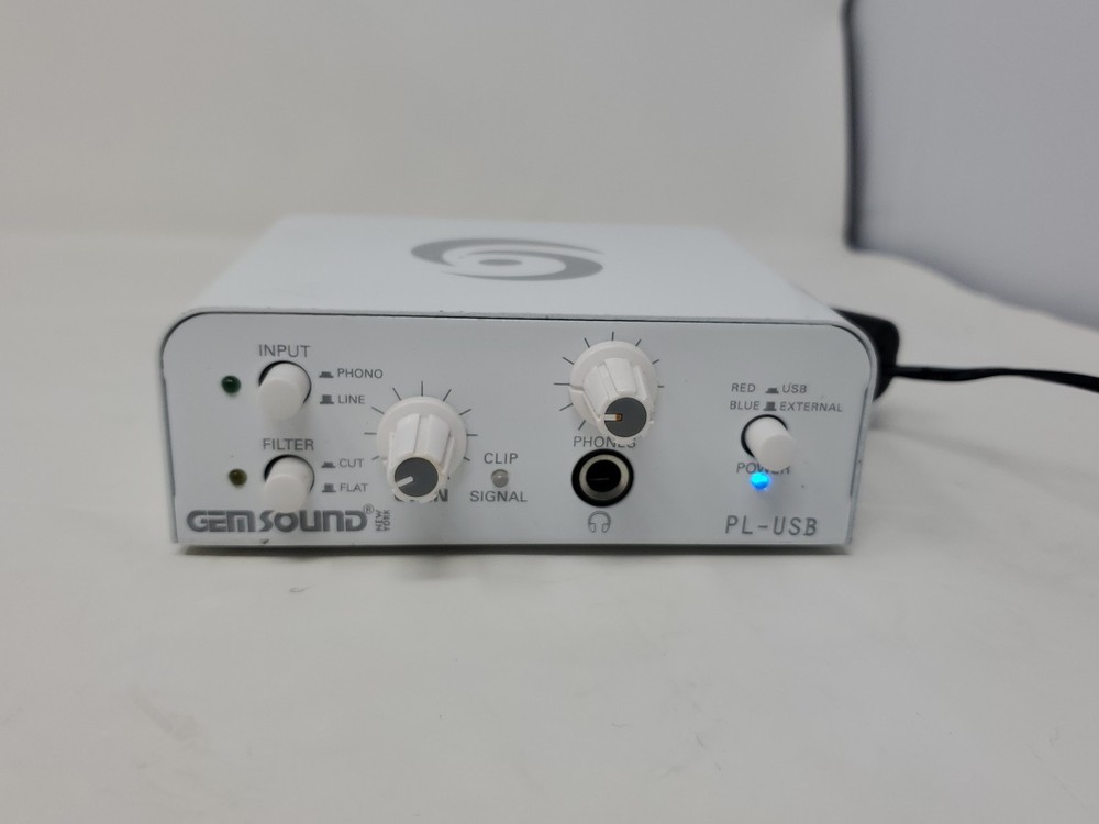 Gem Sound PL-USB Audio Interface Preamp Phono-to-USB