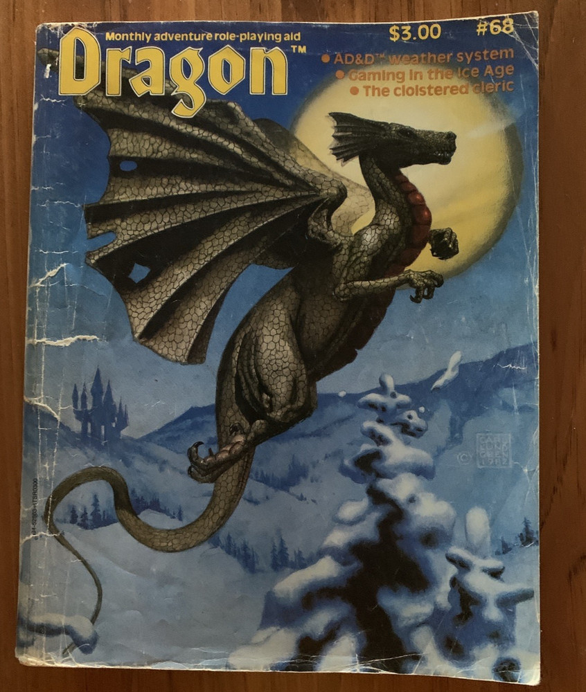 TSR: Dragon Magazine: Issue 68