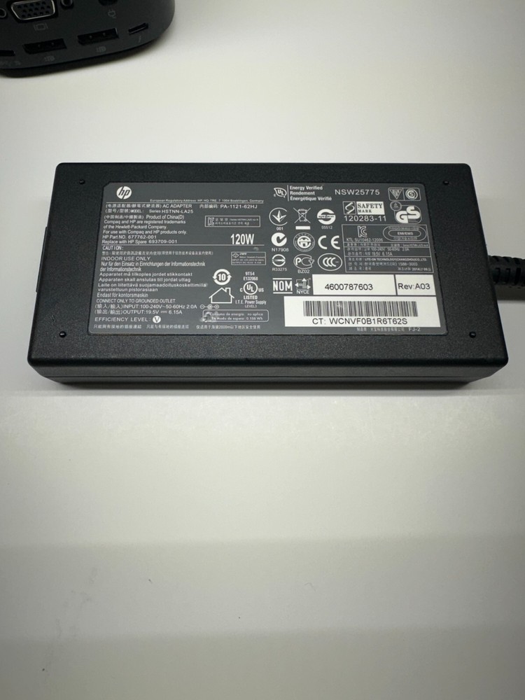 HP Thunderbolt HSN-IX01 G2 Docking Station Includes 120w adapter