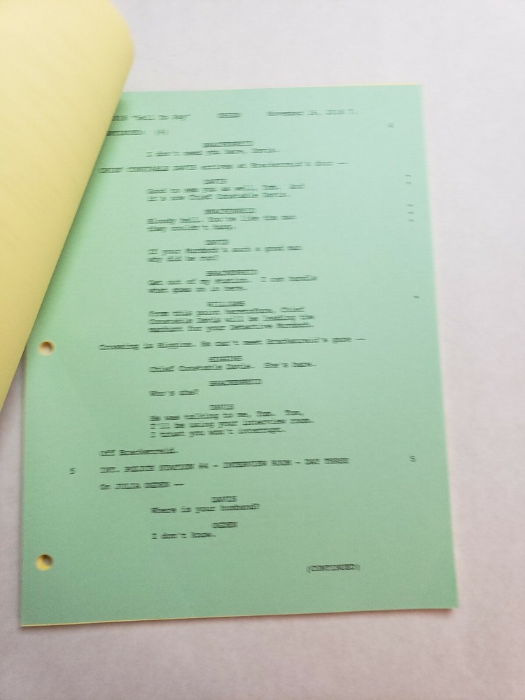 MURDOCH MYSTERIES / Peter Mitchell 2016 TV Script, THOMAS CRAIG "Hell to Pay"
