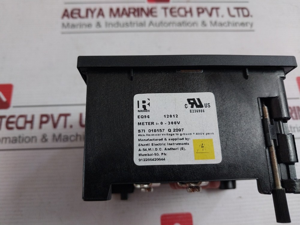 RISHABH EQ96 AC Analog Voltmeter 0-300V SACC28077367