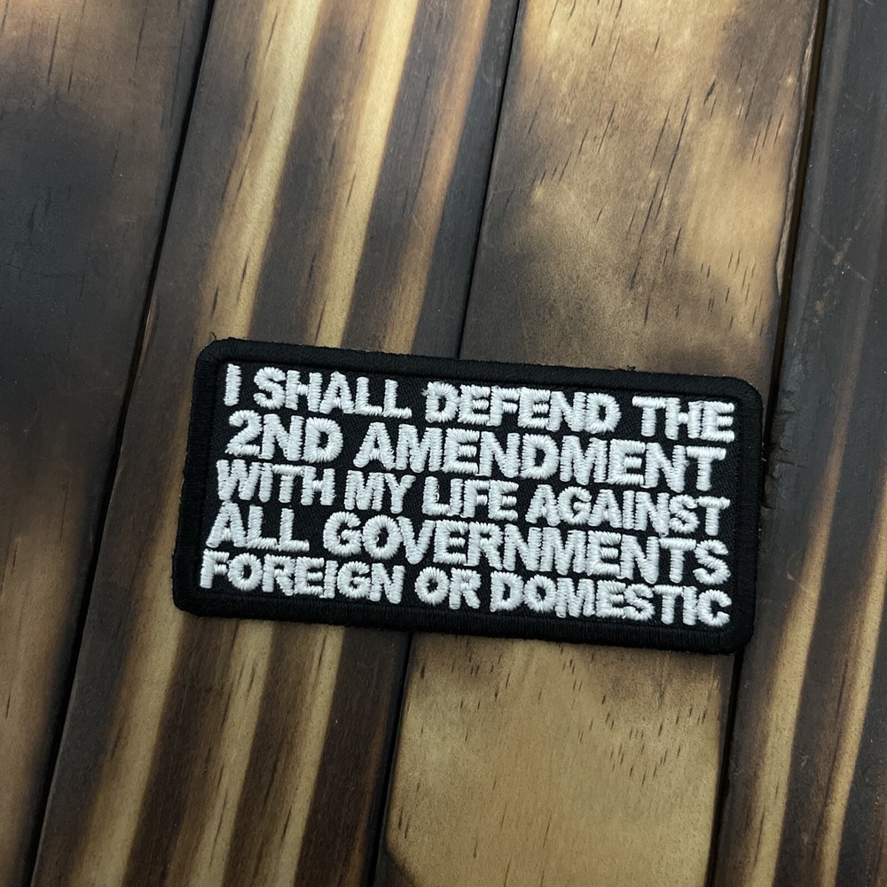 I Shall Defend The 2nd Amendment With My Life... Patch