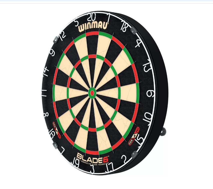 NWT WINMAU Blade 6 Dartboard WDF Standard