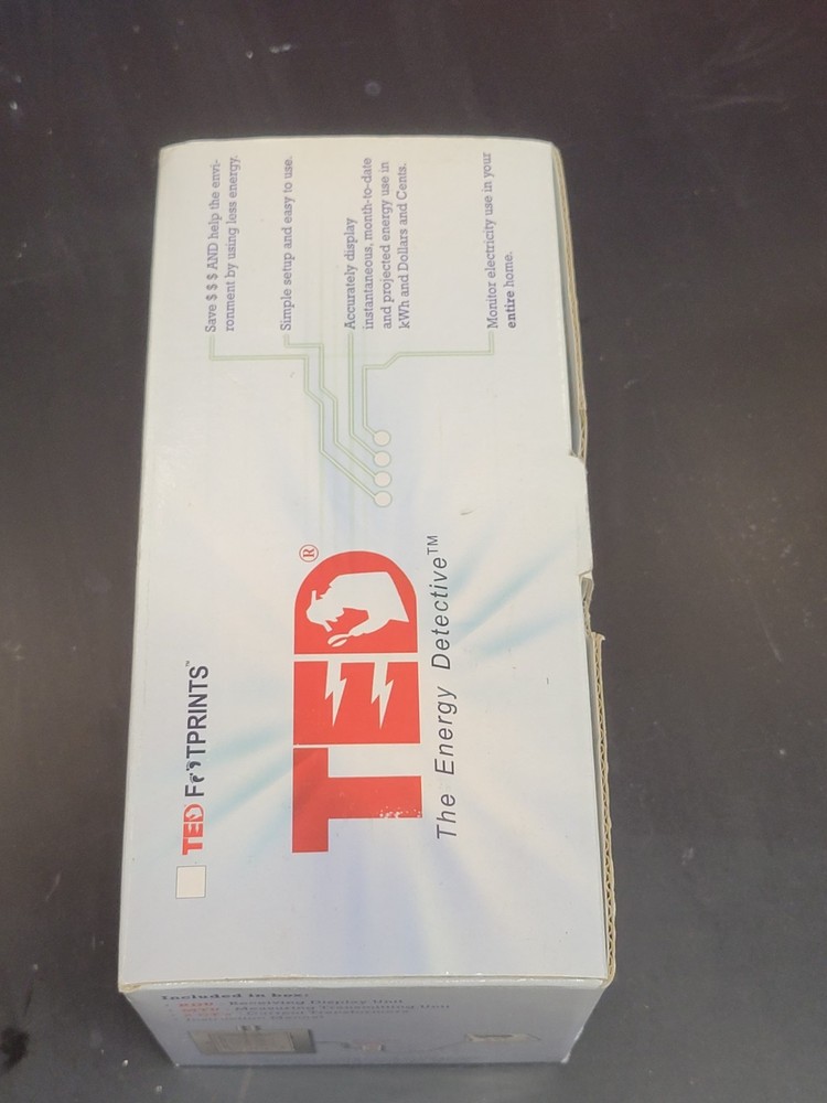 TED The Energy Detective Whole-House Energy Monitor – New in Box w/ CT Clamps