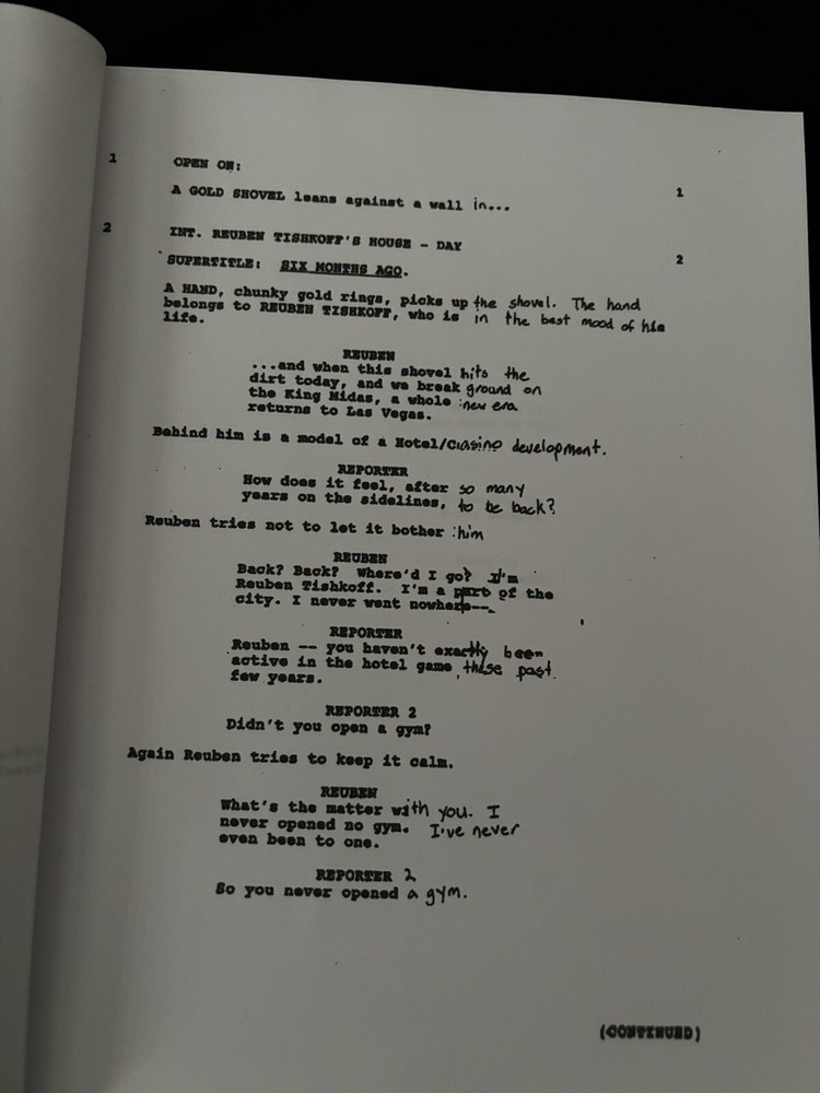 Warner Bros.™ THE OCEANS TRILOGY Rare Script STEVEN SODERBERGH Screenplay Set