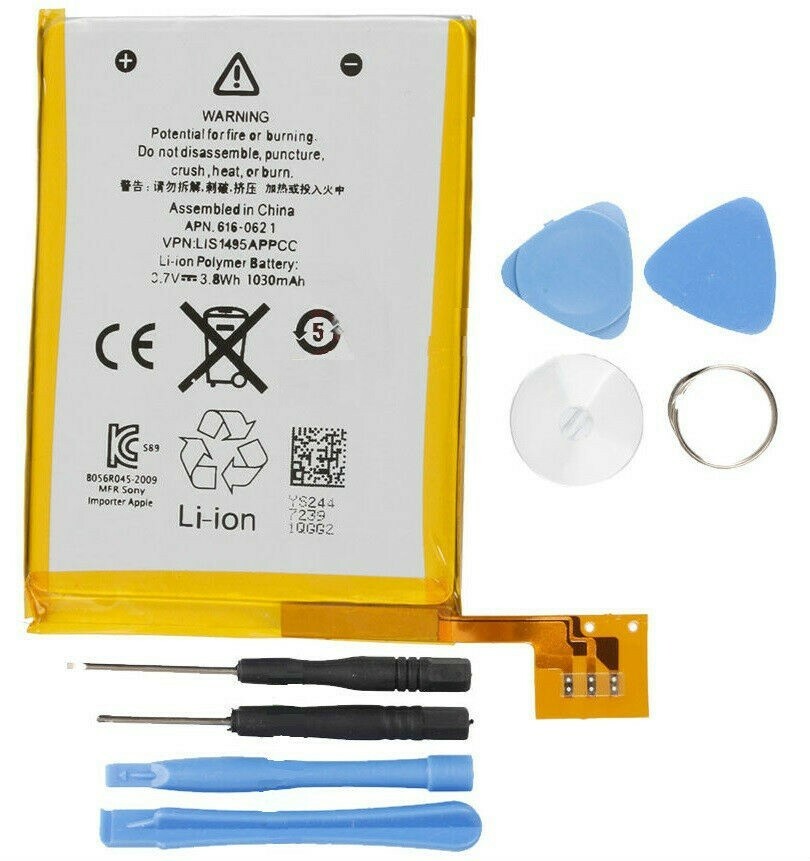 Replacement internal battery with tool kit for Apple Ipod touch 5 5th gen A1509