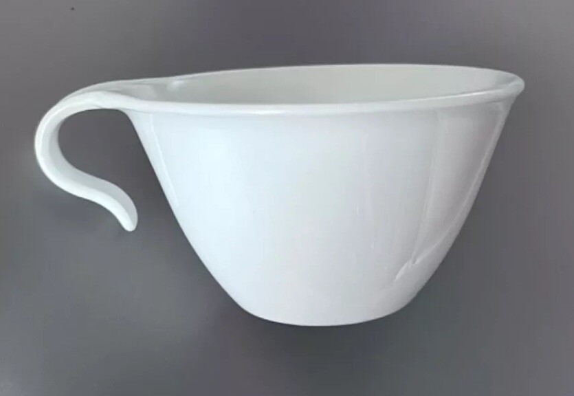 Corelle (Corning) WINTER FROST WHITE Flat Cup - Hook Handle