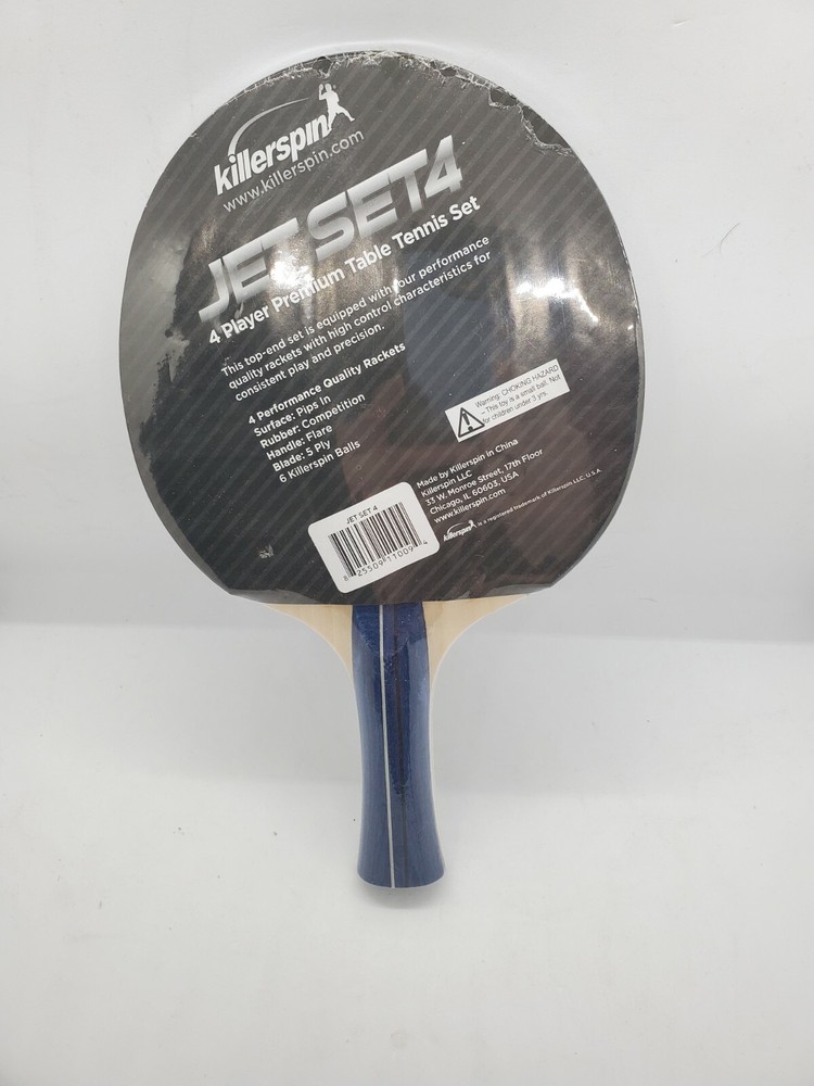 One (1) KillerSpin Table Tennis Racket