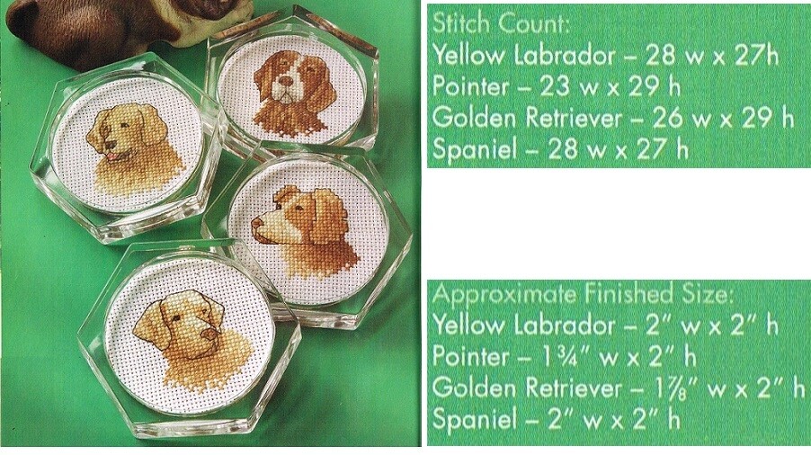 DOGS  -  CROSS STITCH PATTERN ONLY HM - SYV
