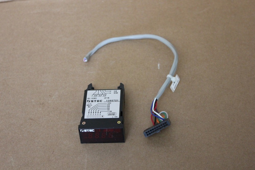 STEC Digital Mass Flow Controller Readout Panel Meter DU-102KS