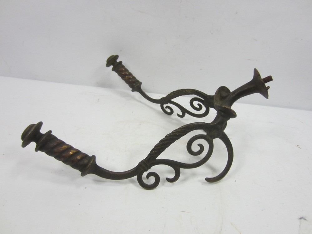 Antique Brass Hat/Coat Hall Tree Hook