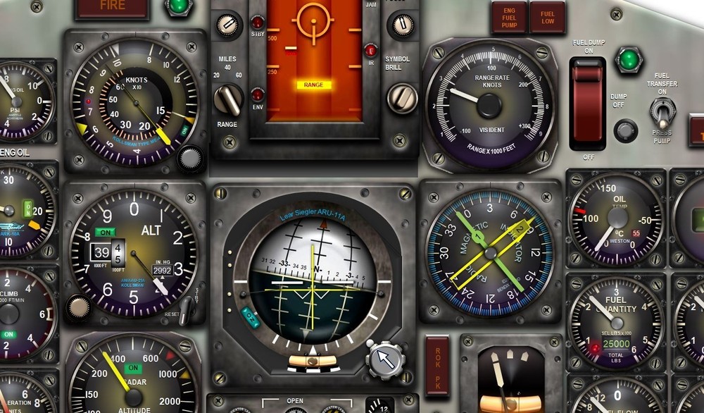 F8/F8U CRUSADER COCKPIT instrument panel CDkit