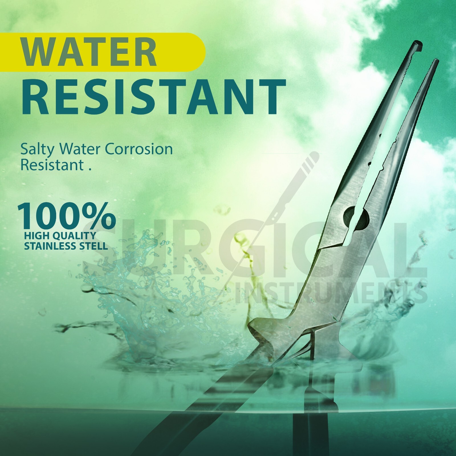 High Quality Fisherman Fishing Pliers - Stainless Steel 8.5" German Grade