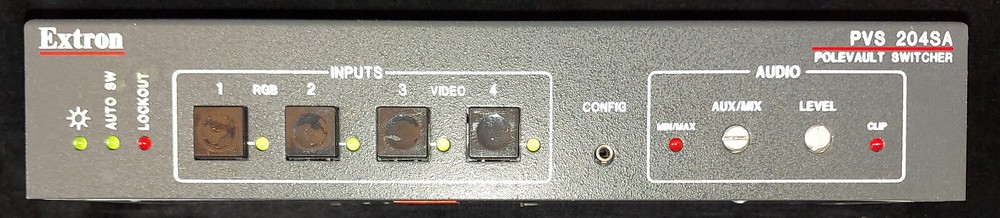 Extron PVS 204SA PoleVault Twisted Pair Switcher With PSU