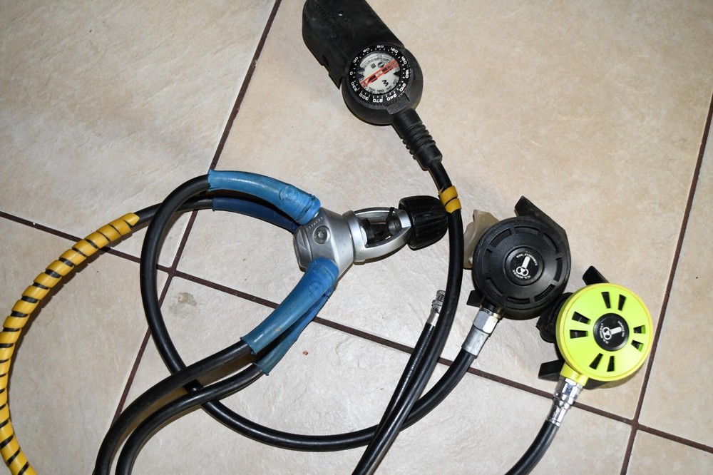 US Divers Dive Computer Console Regulator Octopus Untested As Is 516a2