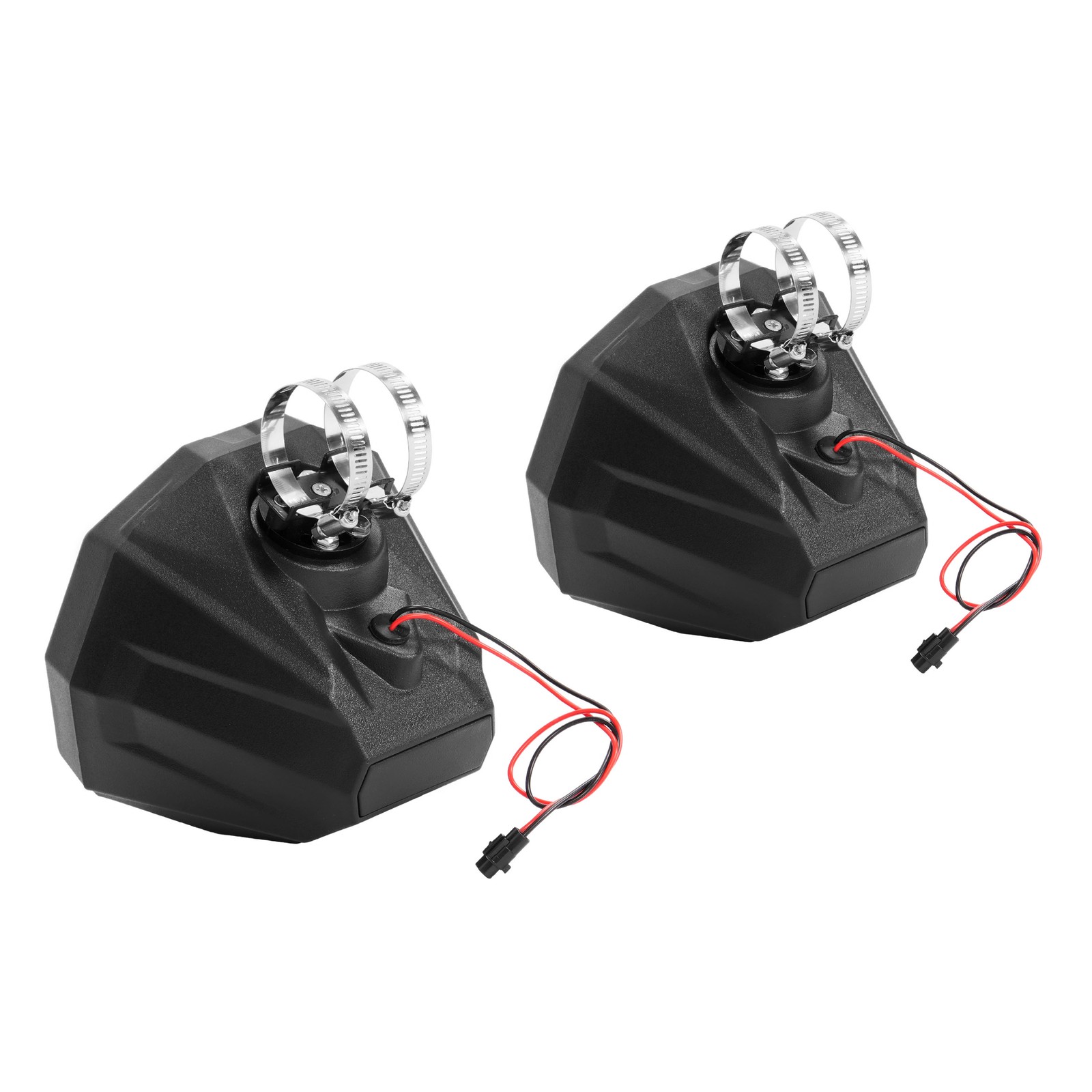 6.5" Speaker Pods Cage Enclosures 1.5-2" for Marine Boat Tower UTV Polaris RZR