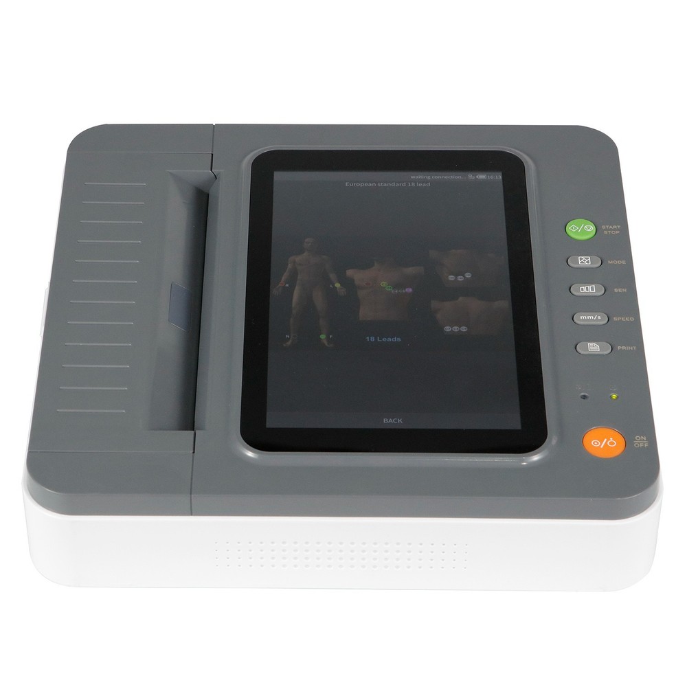 Digital 12 Channel Lead Electrocardiograph ECG Machine EKG Interpretation USB PC