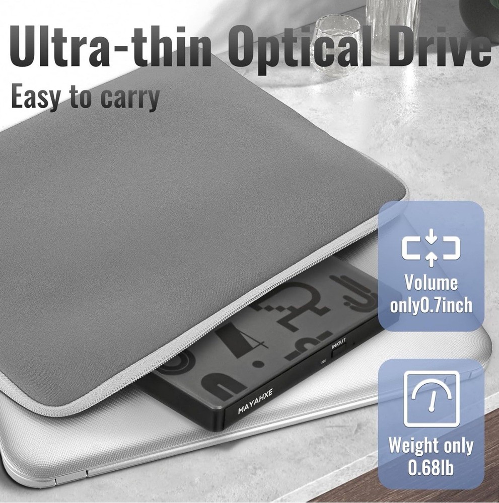 External Disk Drive For Laptop Or PC