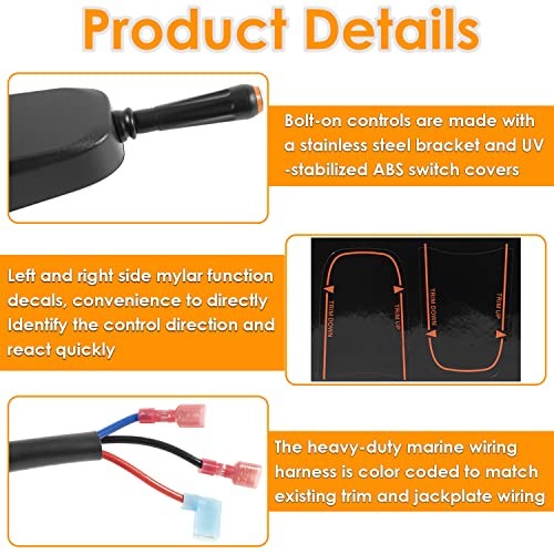 Bezel Control Switch, Blinker Trim Control System Single Function - Engine