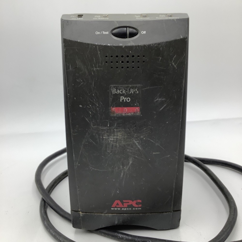APC Back-UPS Pro 500 Surge Protector 7-outlet data cable NO battery