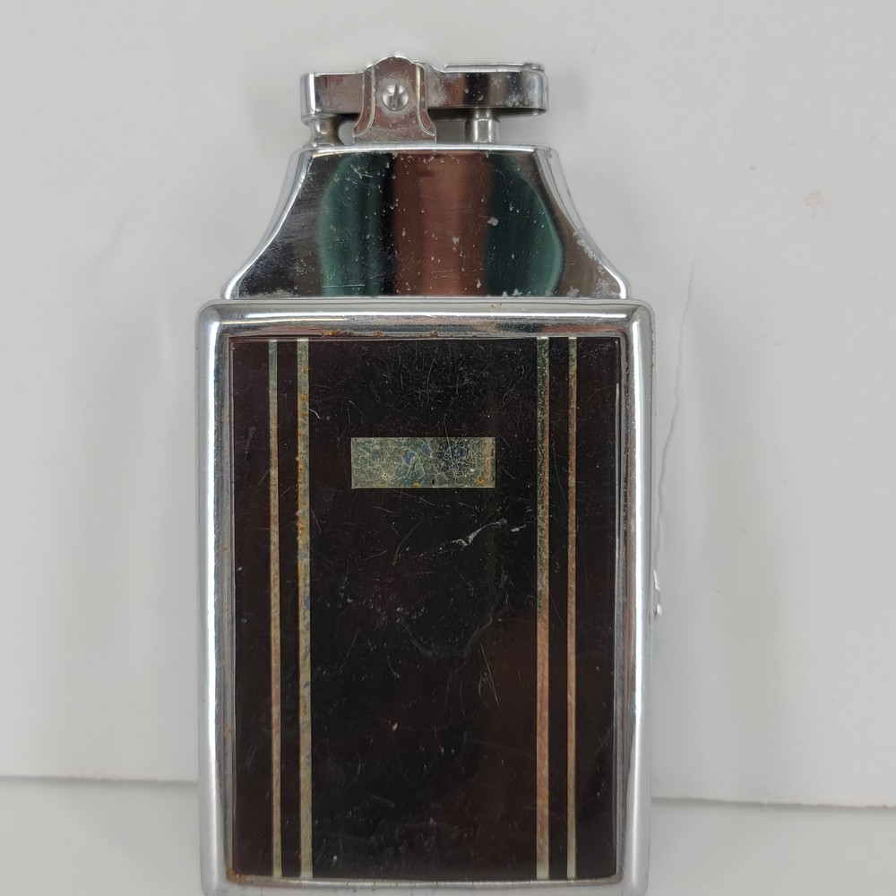 Ronson Cigarette Lighter Combo Case Holder Art Deco Mastercase Vintage