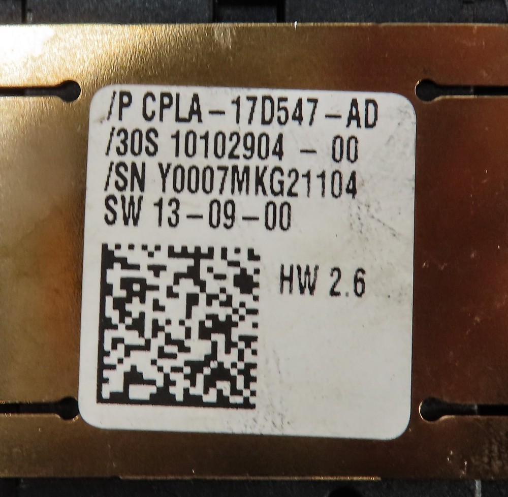 2014 RANGE ROVER SPORT (L494) RAIN SOLAR SUNLIGHT SUN LIGHT SENSOR MODULE