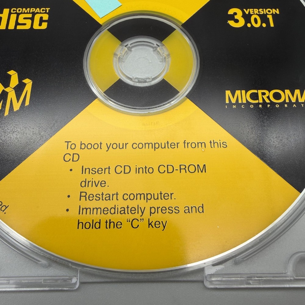 Vintage 2000 Micromat TechTool Pro 3.0.1 Utility CD-ROM Mac Diagnostic Software