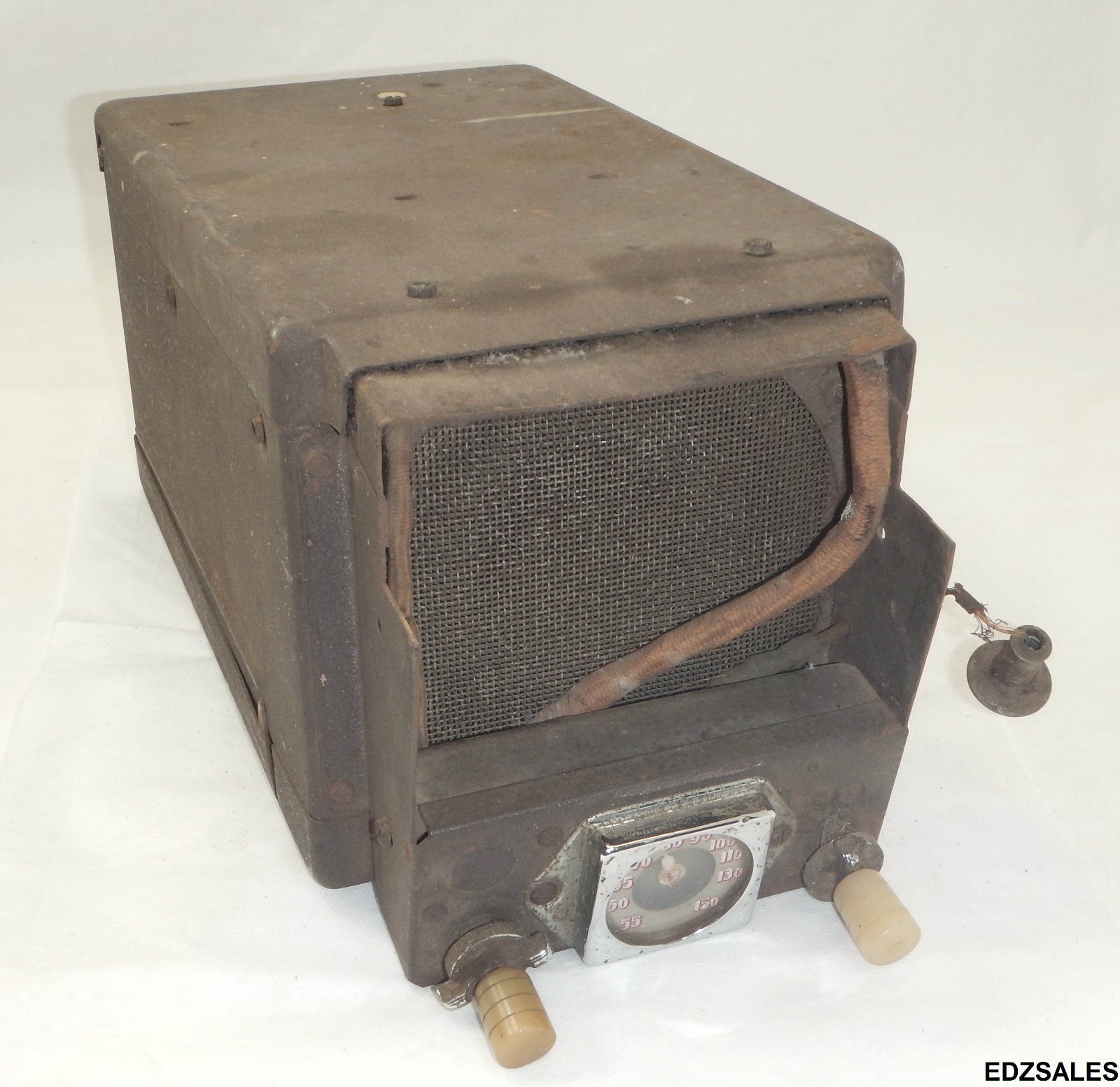 1930s Vintage Superheterodyne Center-Line Automobile Tube Radio