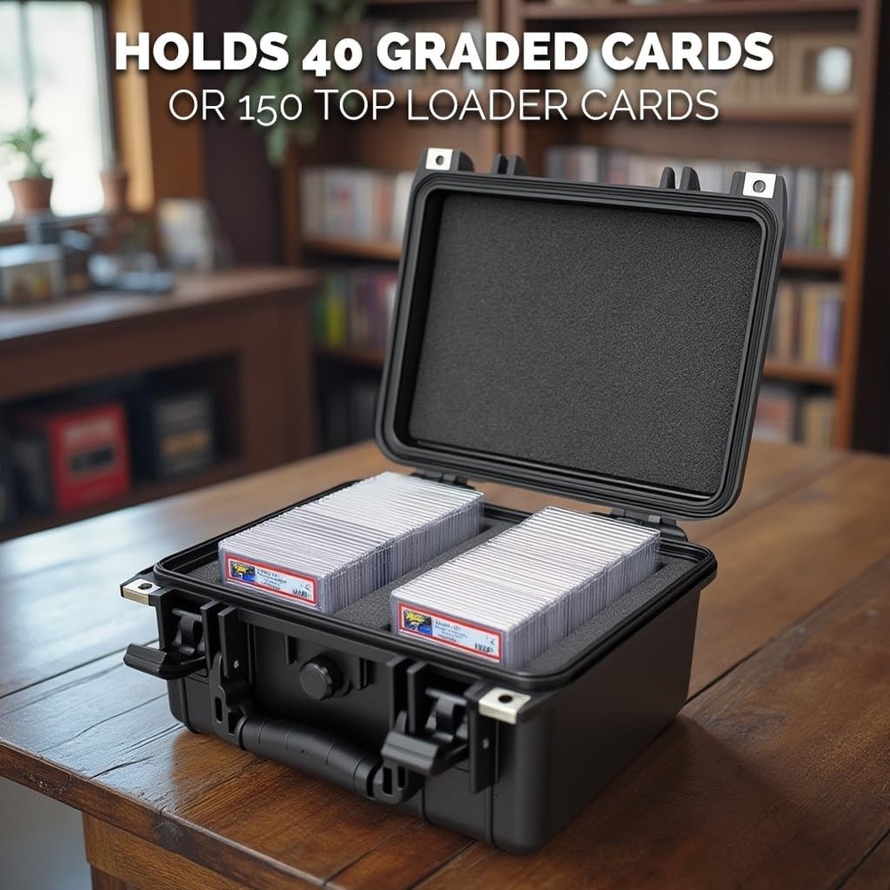Crushproof Card Container with Dividers