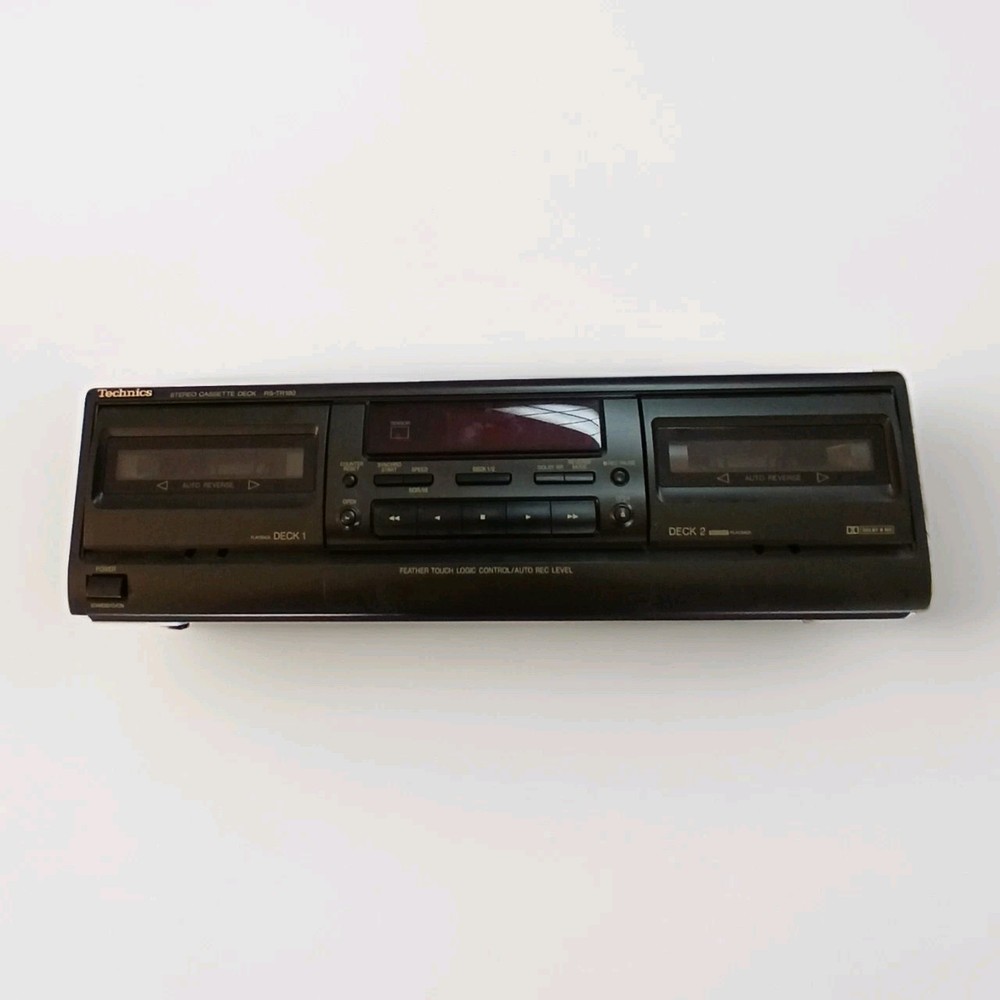Vintage Technics RS-TR180 Dual Stereo Cassette Deck POWERS On No Further Testing